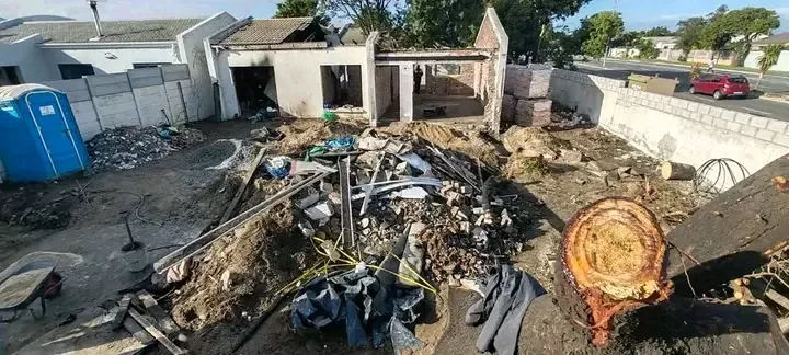 Rubble removal job in the Vaal Triangle — recent project 13